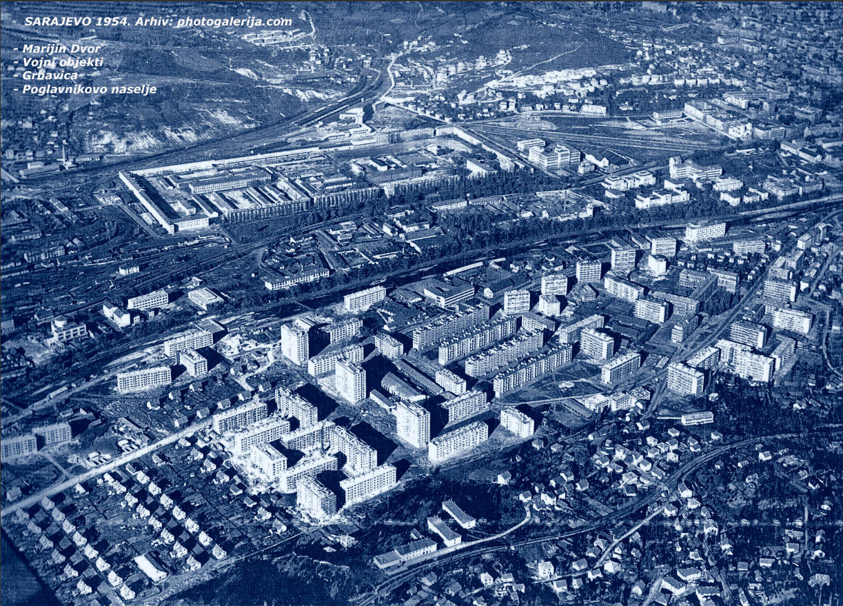 Arial View Sarajevo 1954 10